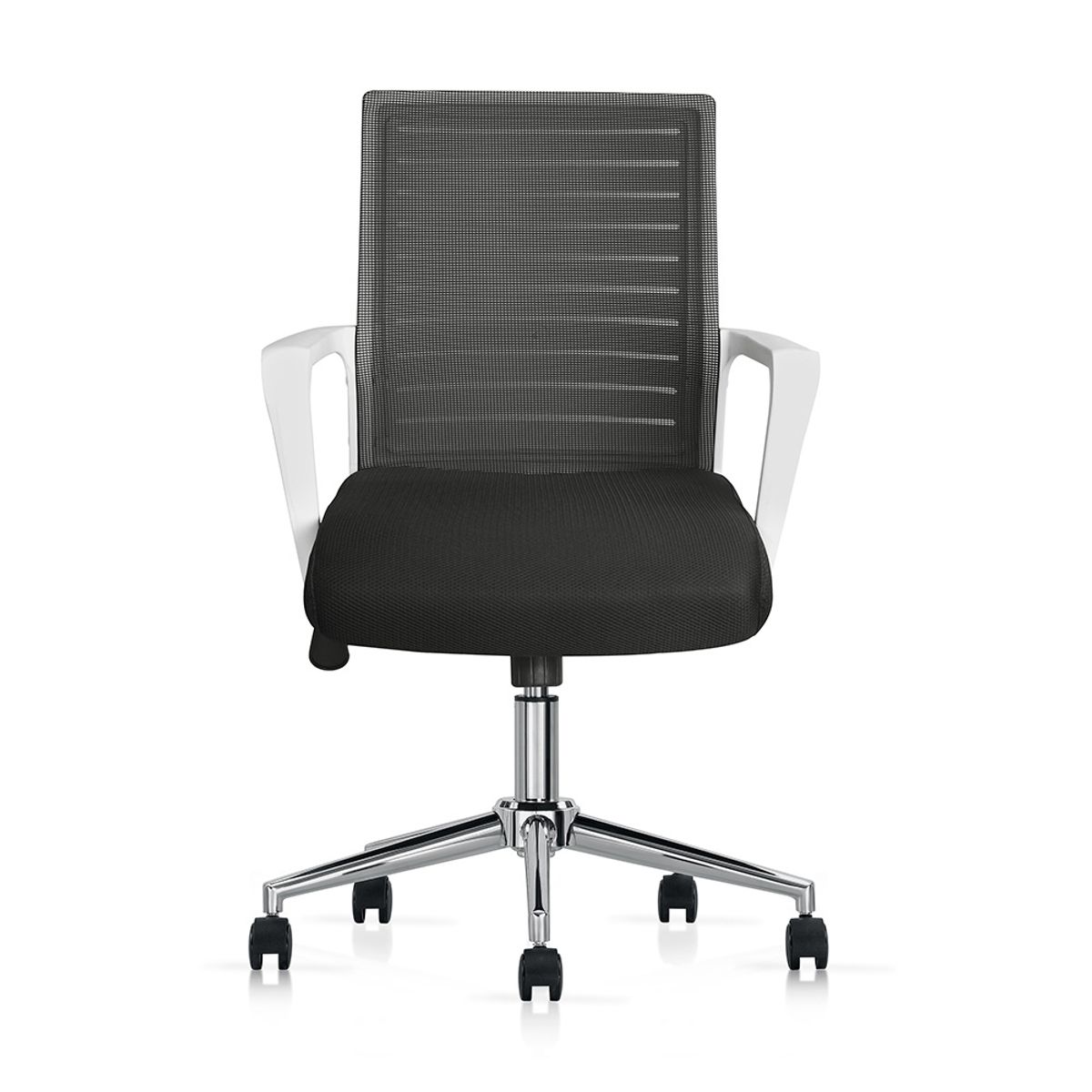 OFIDEAS - Silla Giratoria Operativa Torino Color NegroBlanco Ofideas