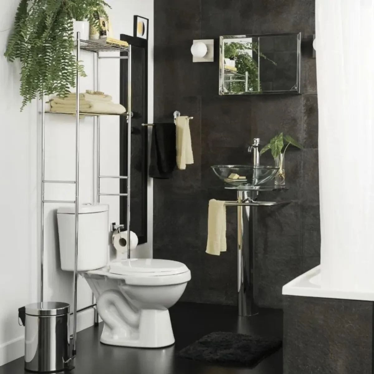 GENERICO - Organizador sobre inodoro 100% metálico