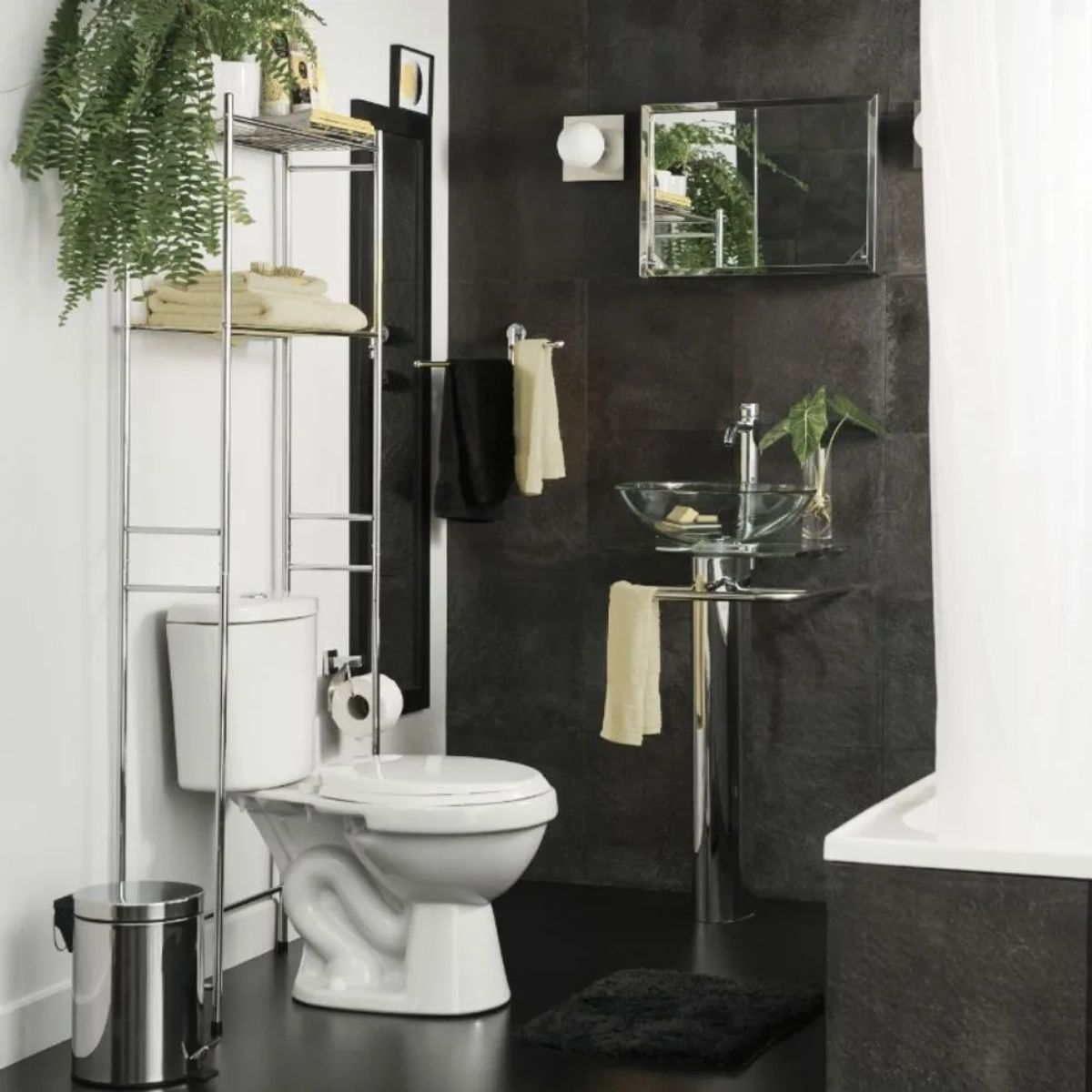 GENERICO - Organizador sobre inodoro 100% metálico