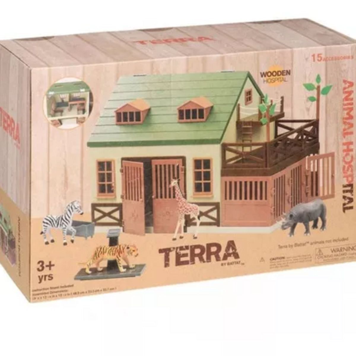 TERRA - Hospital de madera para animales