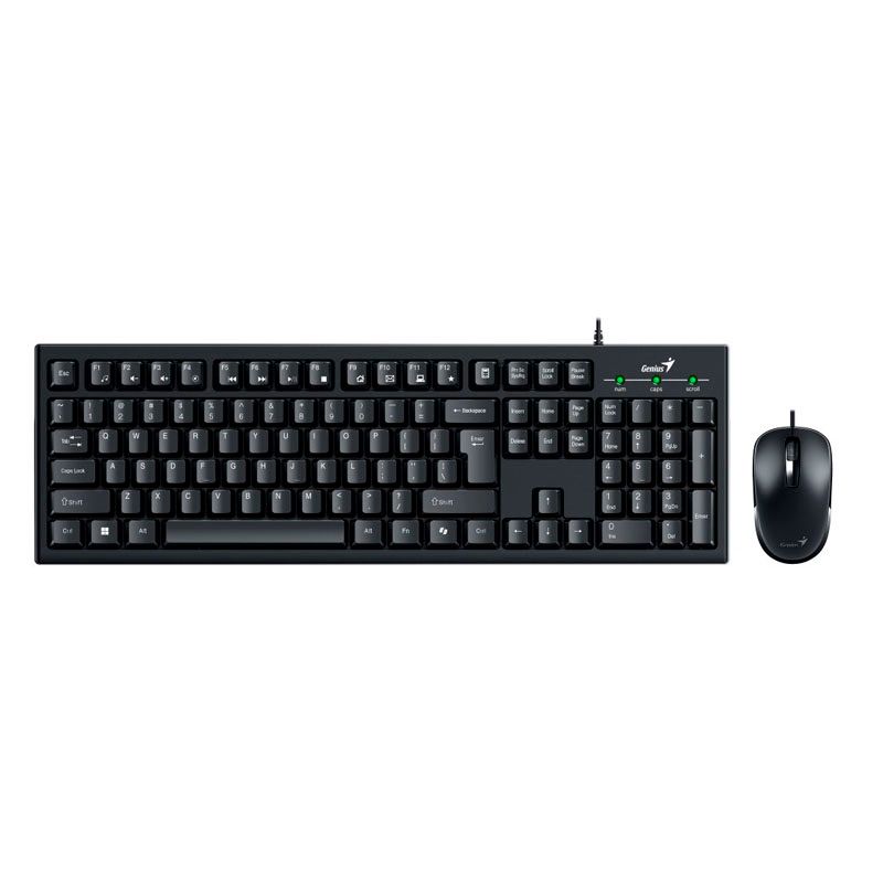 GENIUS - TECLADO GENIUS + MOUSE KM-100SE NEGRO