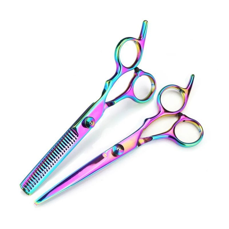 GENERICO - Set de Tijeras Peluqueras Para Corte y Grafilado