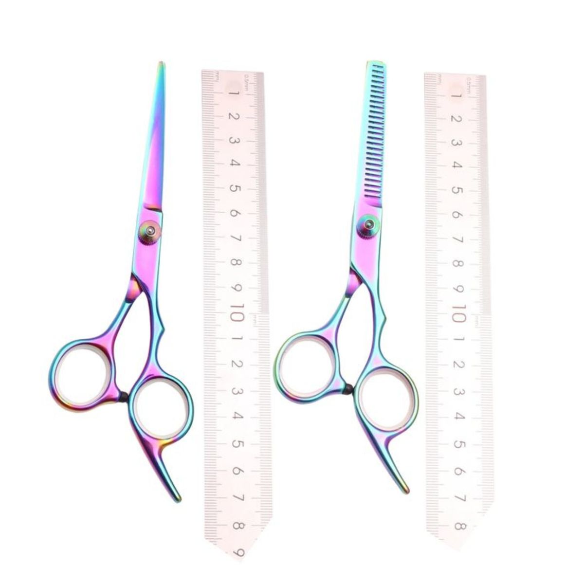 GENERICO - Set de Tijeras Peluqueras Para Corte y Grafilado