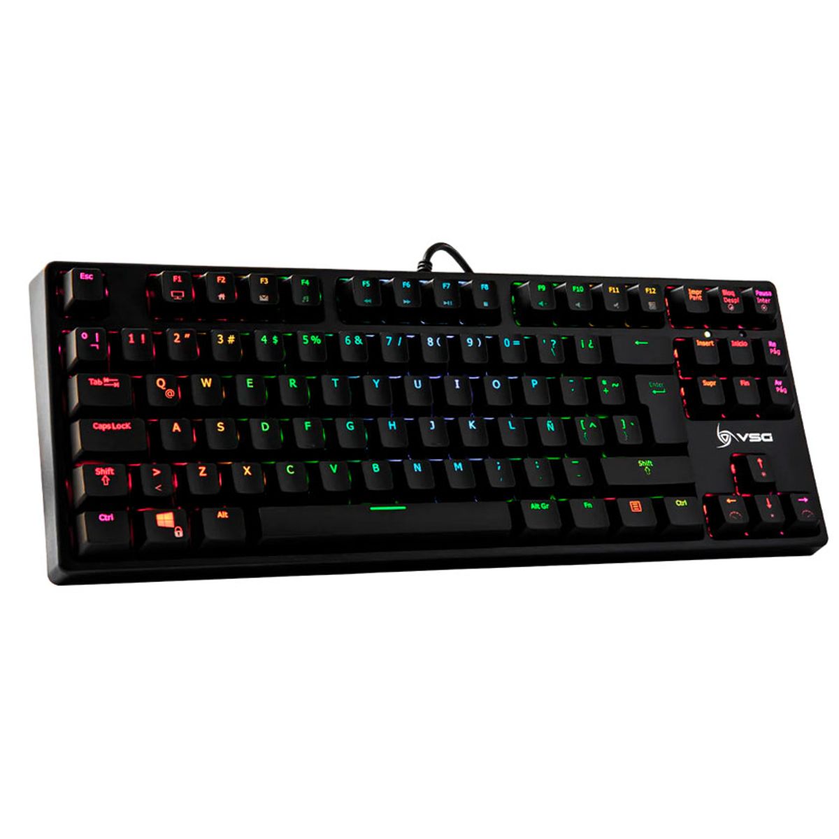 VSG - Teclado mecanico VSG Alnitak Tkl RGB Black Sw Blue