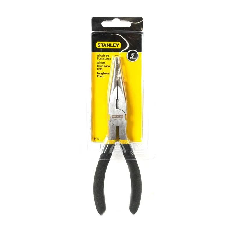 STANLEY - Alicate Punta Larga Cortante 6 Mnegro 84-101 Stanley