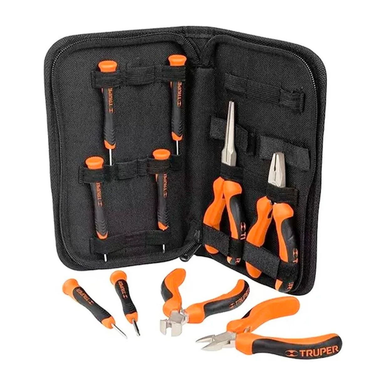 Truper - Juego 6 desarmadores de joyero y 4 mini alicates Comfort Grip Truper - 18200