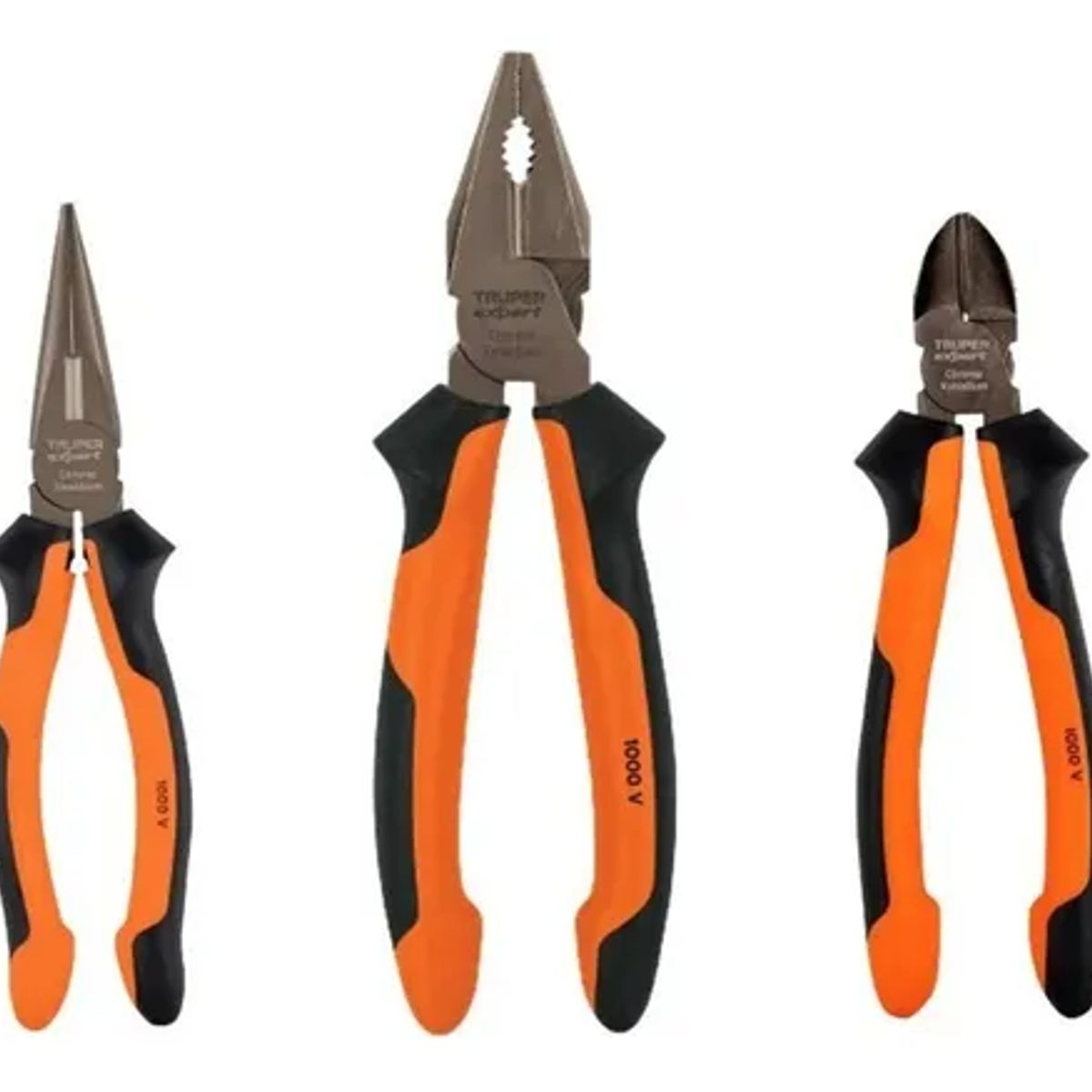 TRUPER - Jgo Alicates Pinza Corte Y Universal Aislados 1000v Truper