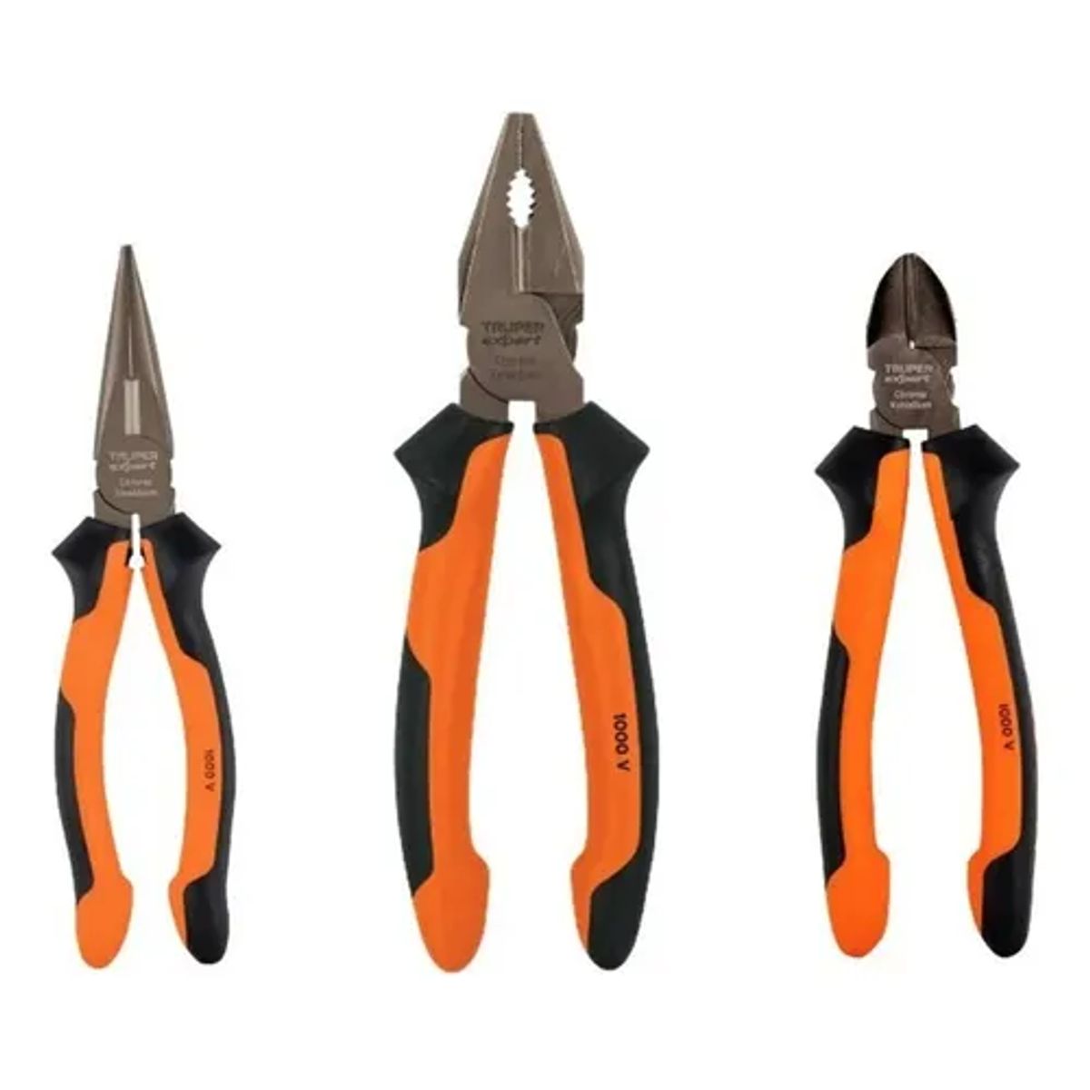 TRUPER - Jgo Alicates Pinza Corte Y Universal Aislados 1000v Truper