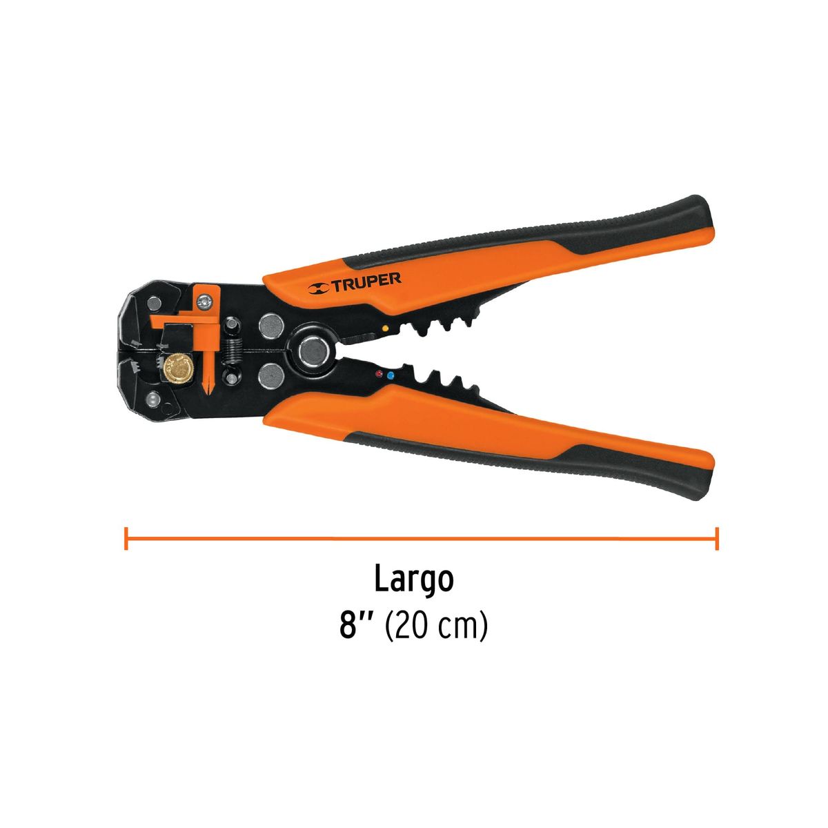 TRUPER - Alicate Pela Cables Auomatico De 8 Pulgadas Pec-aut 17360