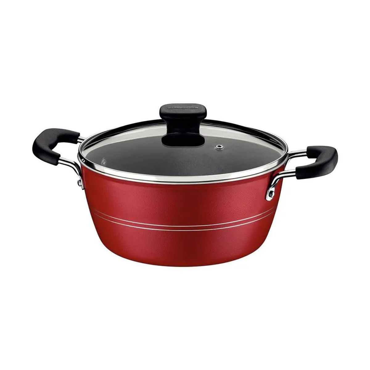 TRAMONTINA - Olla 24 Cm Sicilia Rojo 20402/724 Tramontina