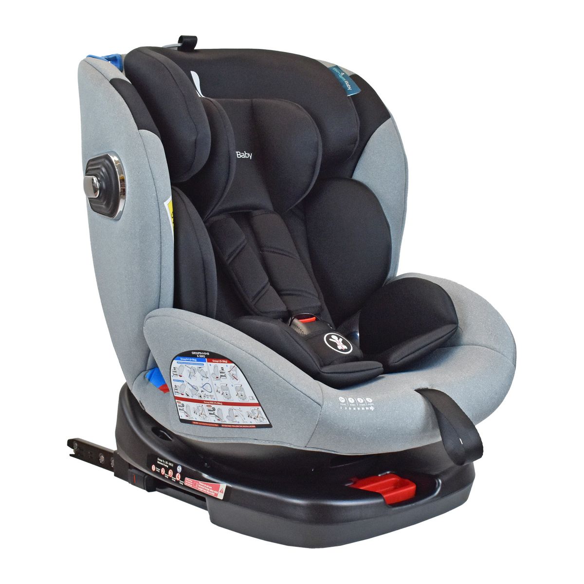 PREMIUM BABY - Silla de Auto Bebé Giro 360° Premium baby Winner Negro