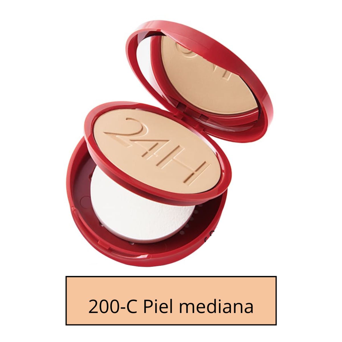 ESIKA - Polvo Compacto Colorfix 24h Ésika 200-C Piel mediana