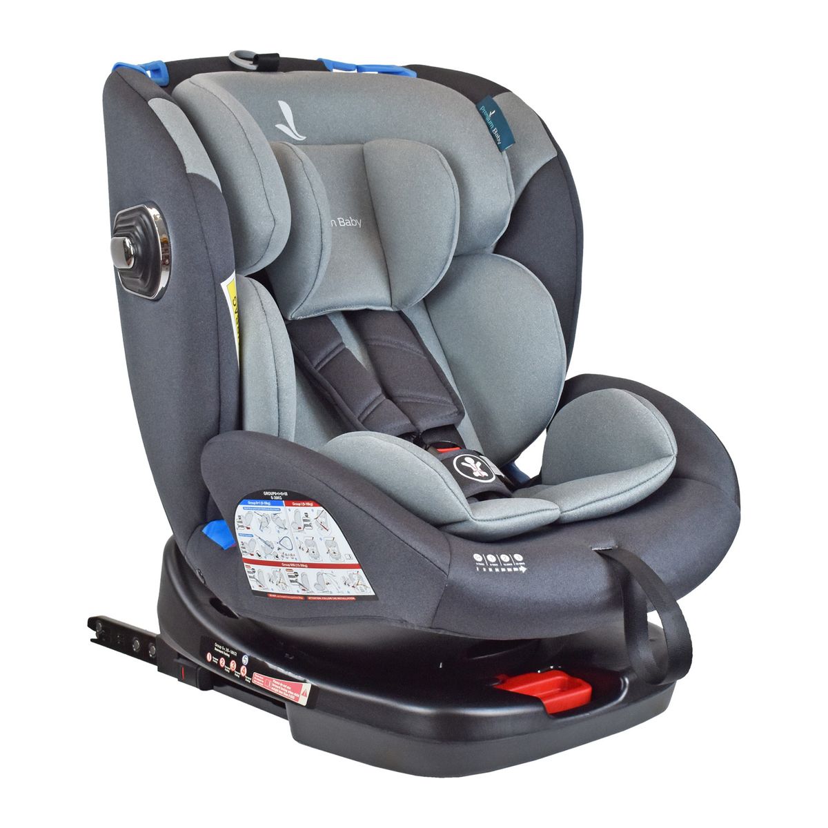 PREMIUM BABY - Silla de Auto Bebé Giro 360° Premium baby Winner Gris