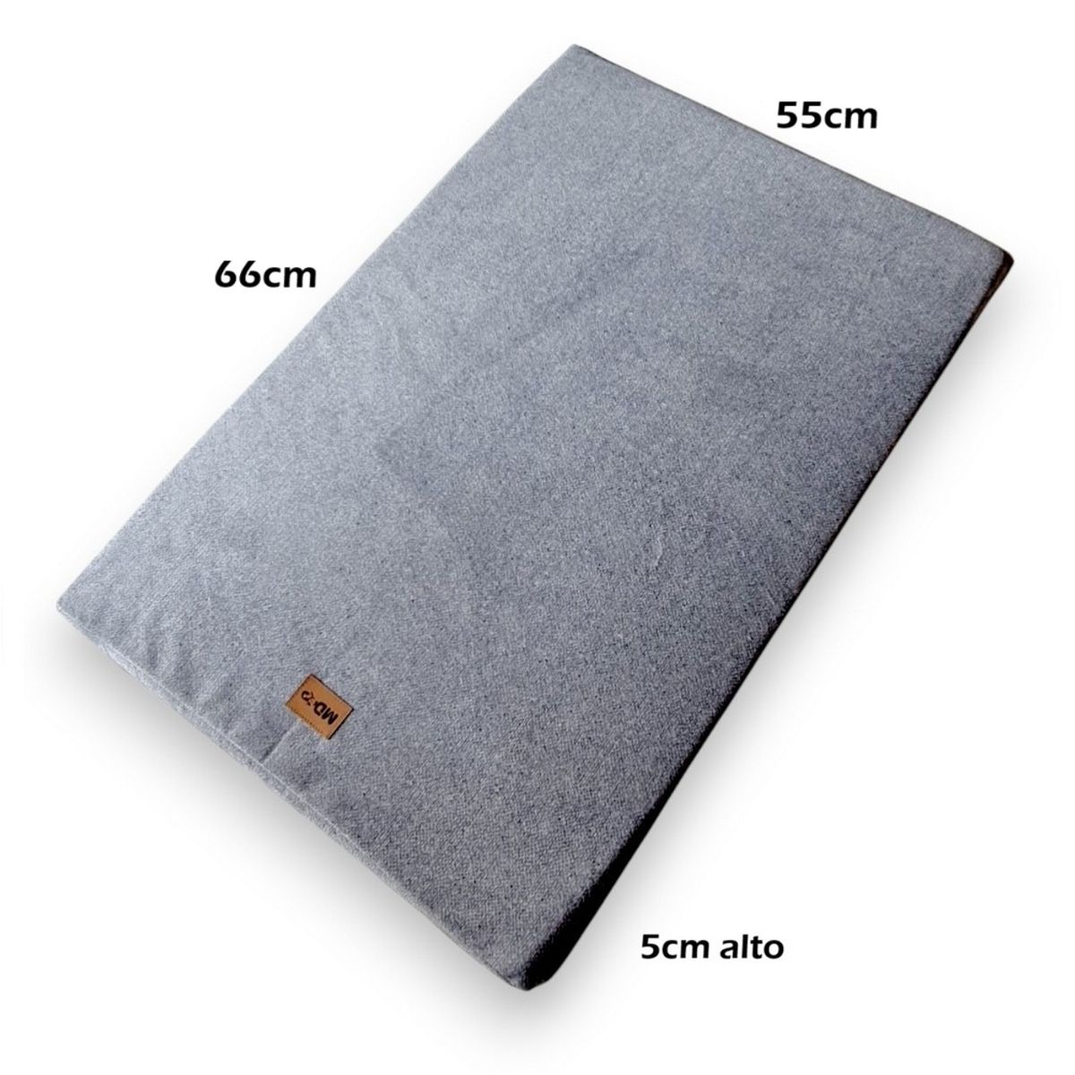 MD - Colchoneta Antifluidos para Mascotas Perros y Gatos L - Gris