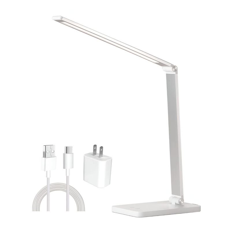 HOME LIGHT - Lampara de escritorio led con cargador inalambrico Home Light