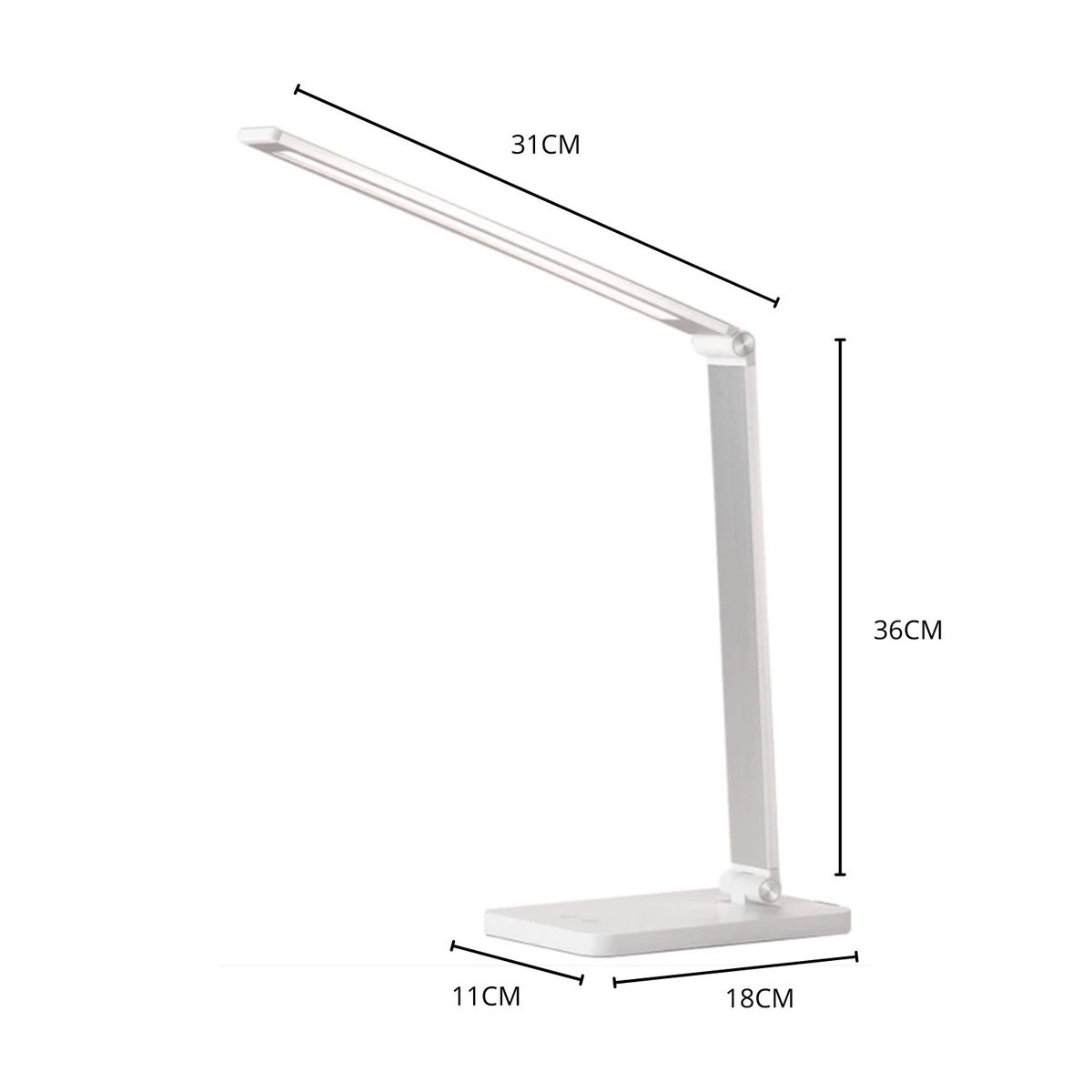HOME LIGHT - Lampara de escritorio led con cargador inalambrico Home Light