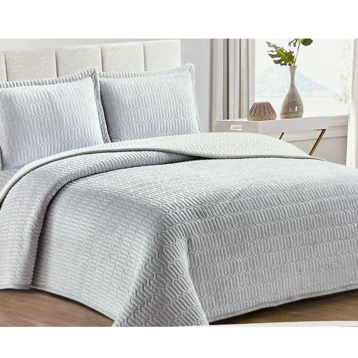 CUTE - COBERTOR PIEL DE ÁNGEL CON SHERPA COLOR ENTERO  EN 2 PLAZAS