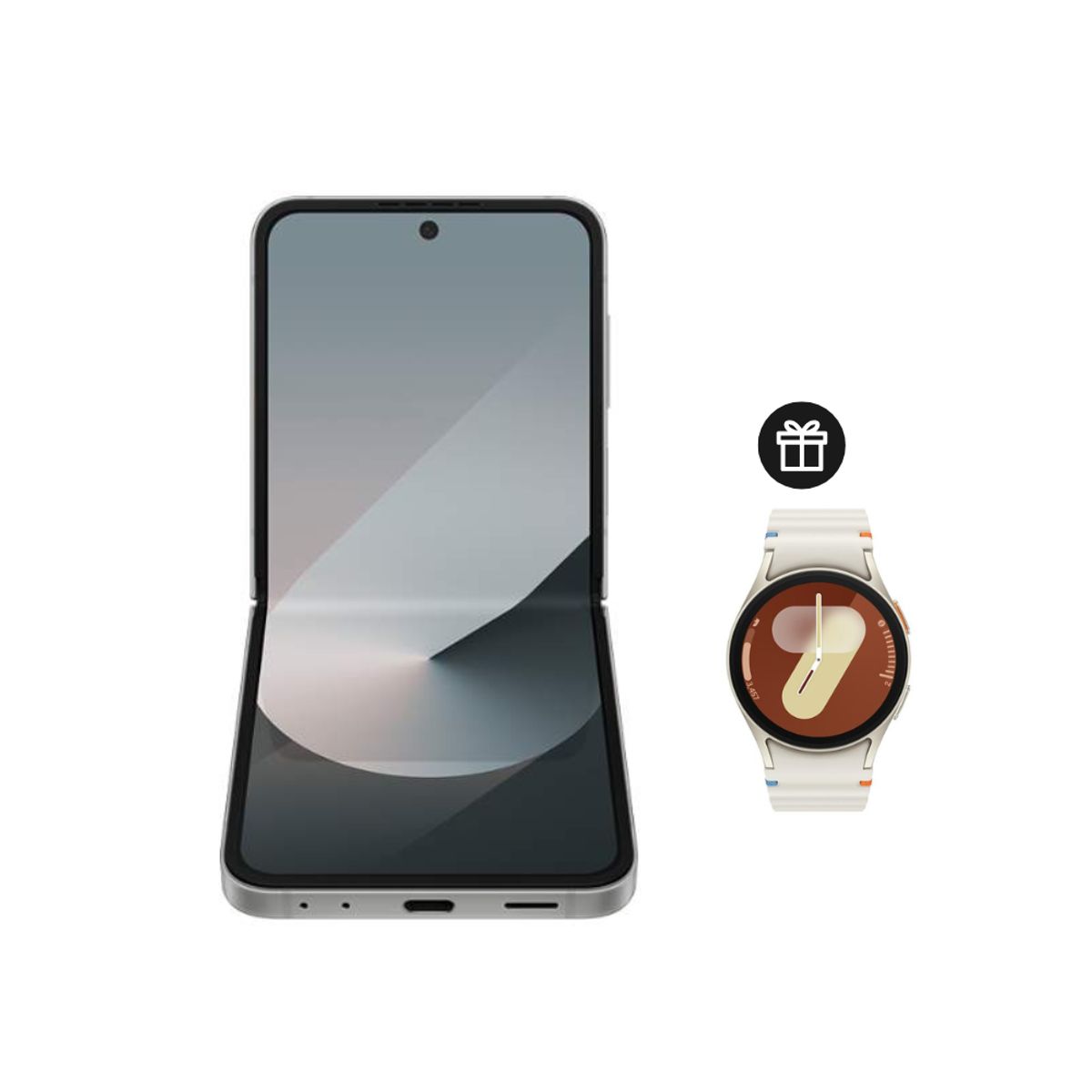SAMSUNG - Celular Samsung  Galaxy Z Flip6 512Gb Silver + Watch7