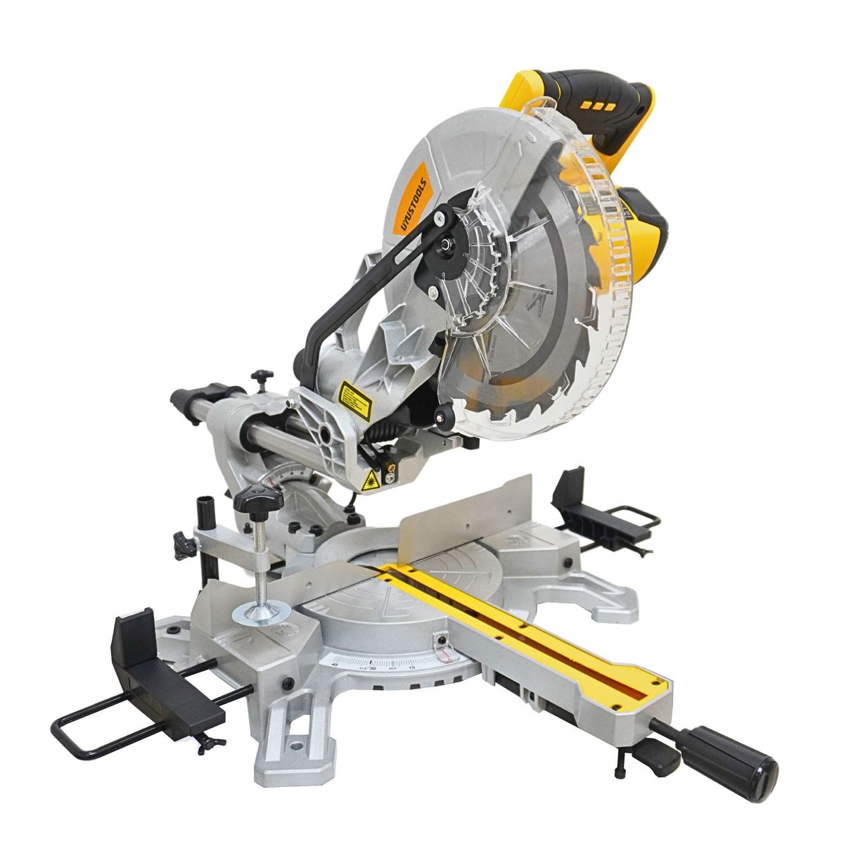 UYUSTOOLS - Sierra Ingleteadora Telescópica 10” 1800W Guía Láser Uyustools