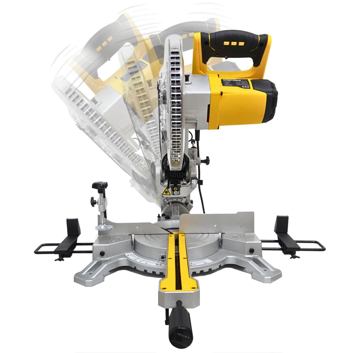 UYUSTOOLS - Sierra Ingleteadora Telescópica 10” 1800W Guía Láser Uyustools