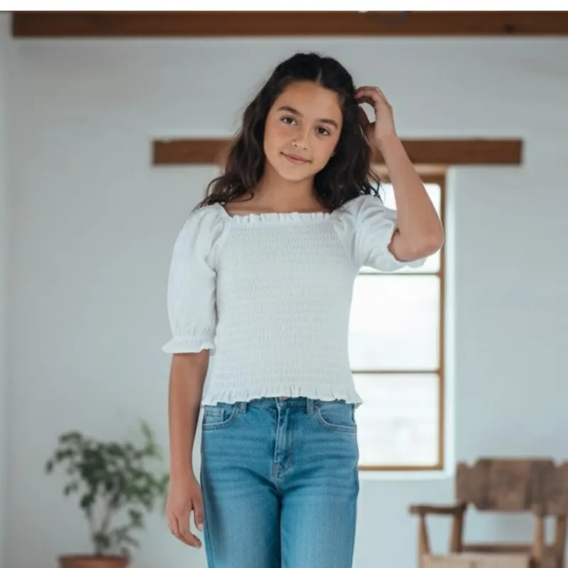 GENERICO - Blusa Niña Casual Algodón - Angela Kids