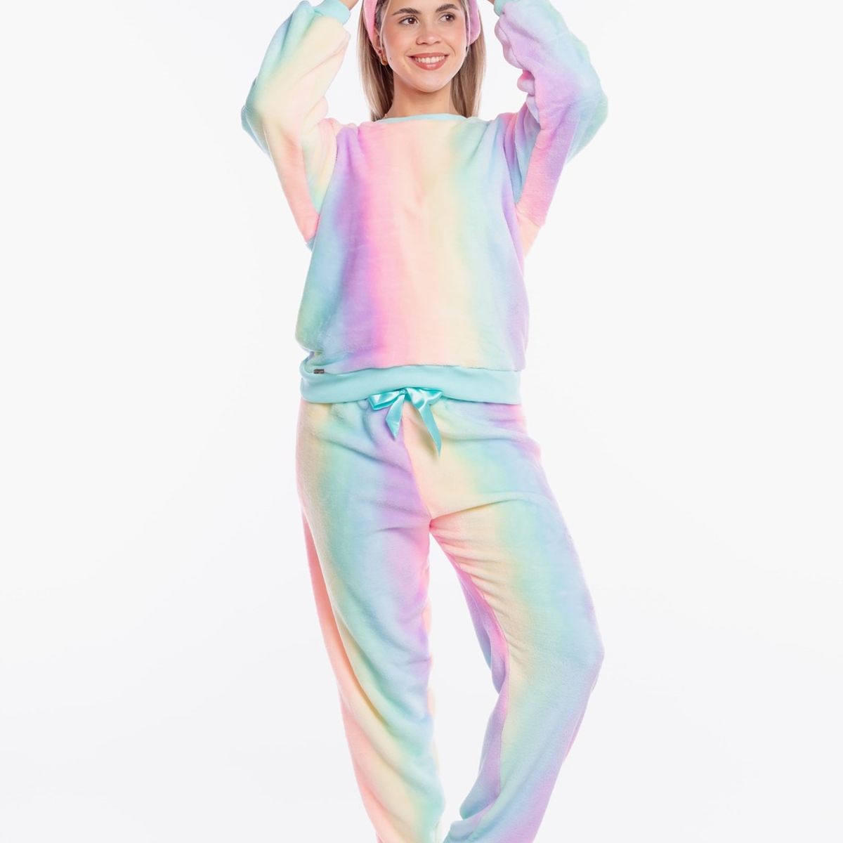 VELA WHITE - Arcoiris polo con pantalón