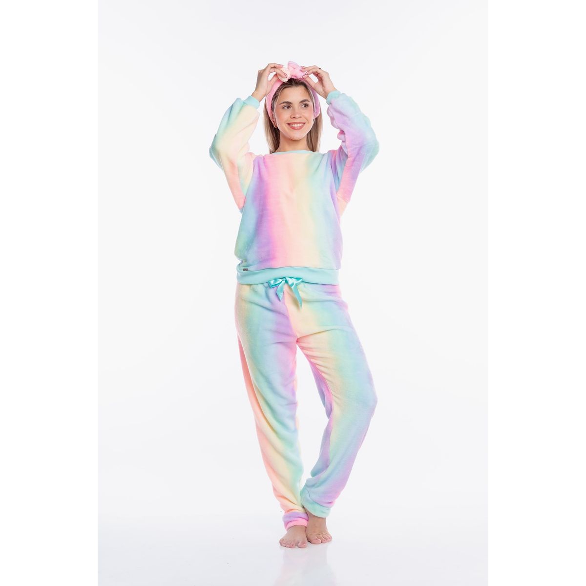 VELA WHITE - Arcoiris polo con pantalón