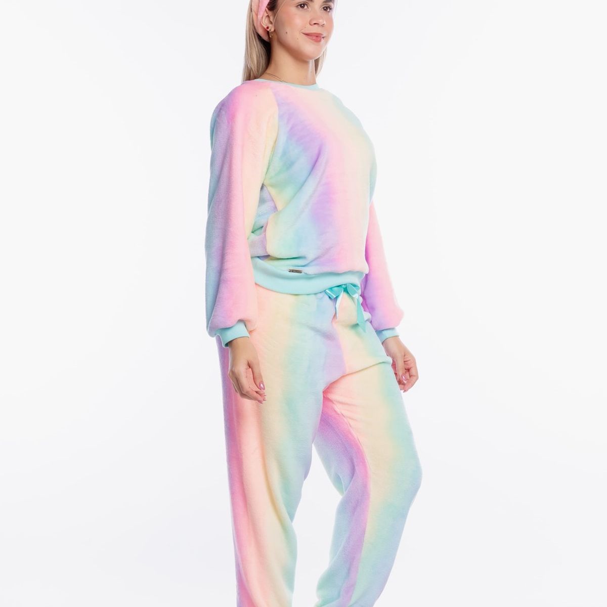 VELA WHITE - Arcoiris polo con pantalón