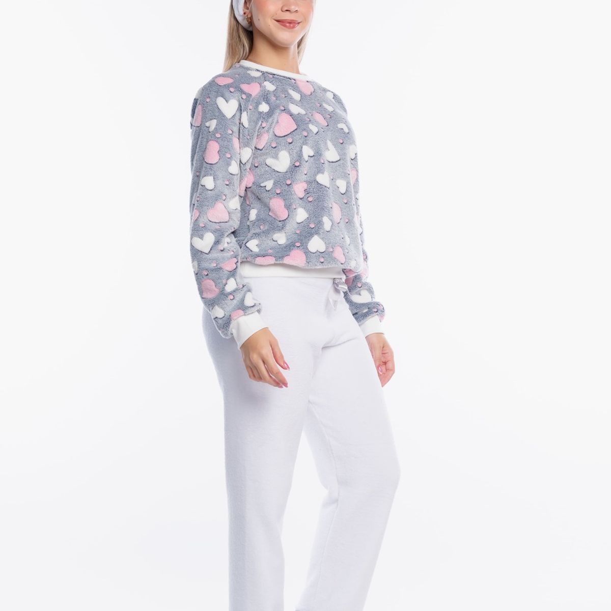 VELA WHITE - Hearts polo con pantalón