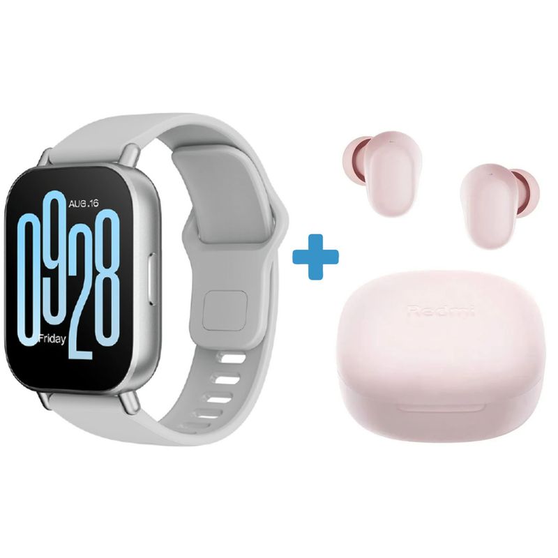XIAOMI - Audífonos Xiaomi Redmi Buds 6 Play Rosa + Redmi Watch 5 Active