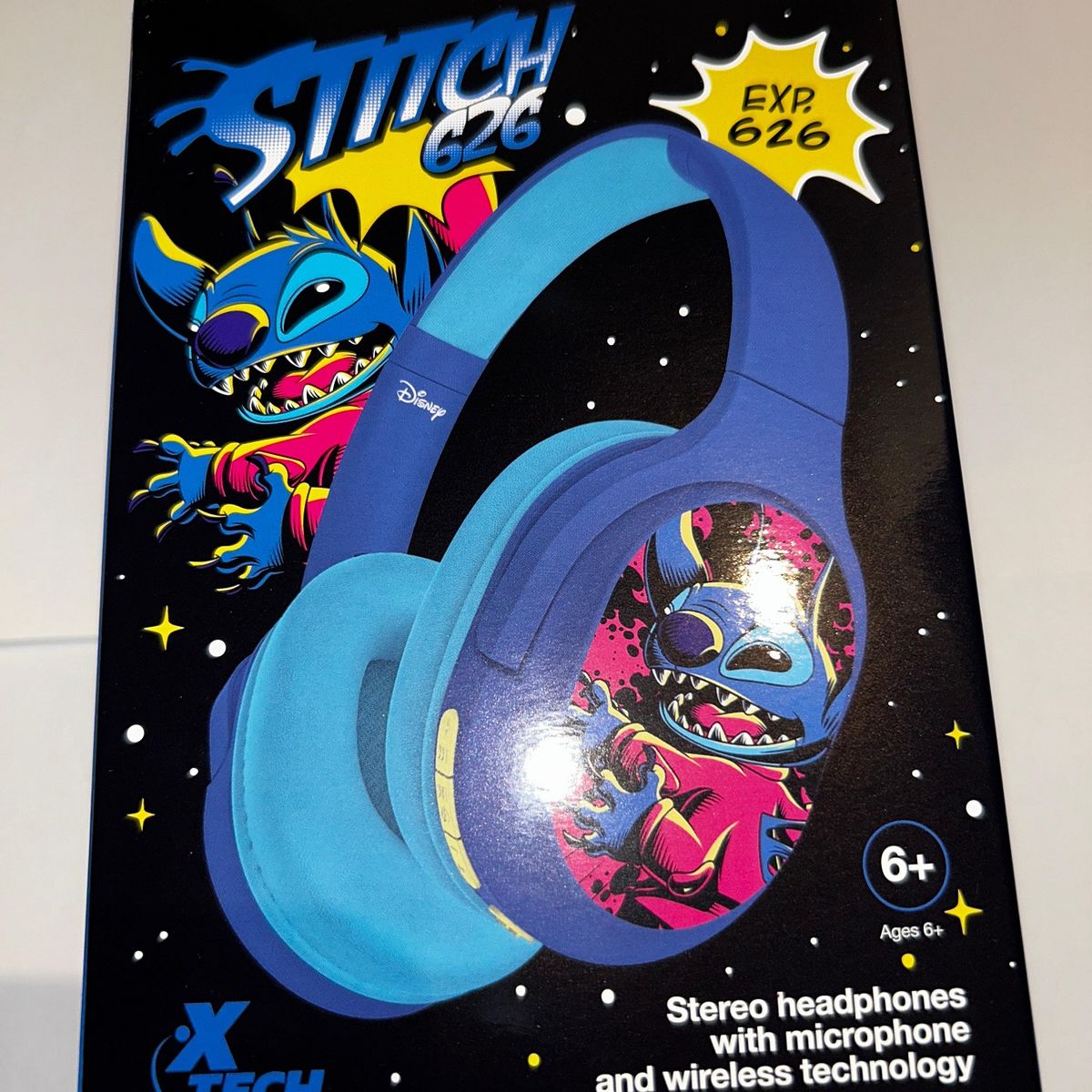 XTECH - Audífonos Inalámbricos con Micrófono  Edición Oficial Lilo & Stitch