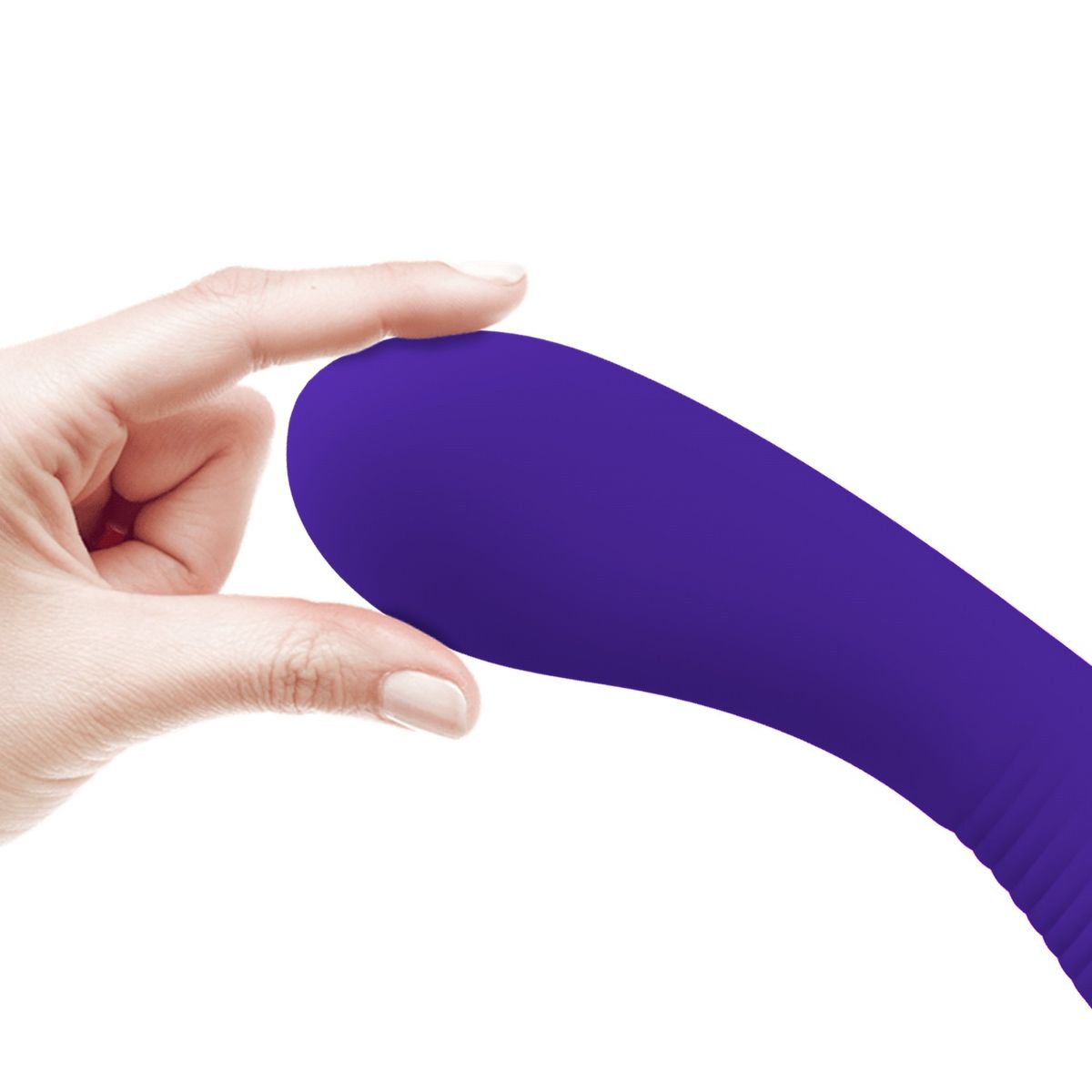 PRETTY LOVE - Vibrador Mujer Punto G Silicona Matt Super Suave Morado Carga USB