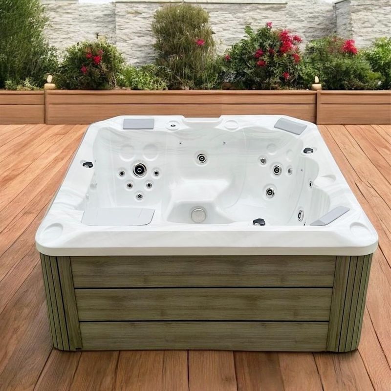 HIDROPLUS - Spa Poseidón C Blanco Mármol 2000X2000X880