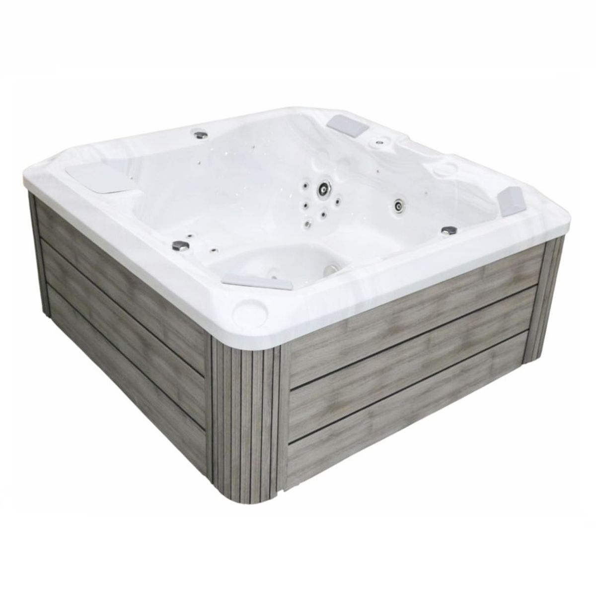 HIDROPLUS - Spa Poseidón C Blanco Mármol 2000X2000X880