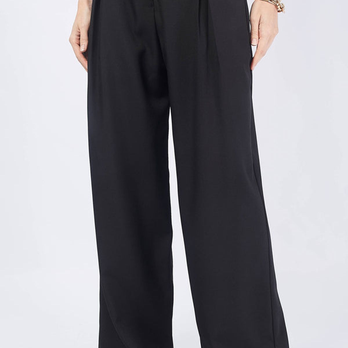 BANATY - PANTALON SASTRE MERCEDES CON PINZAS PARA MUJER