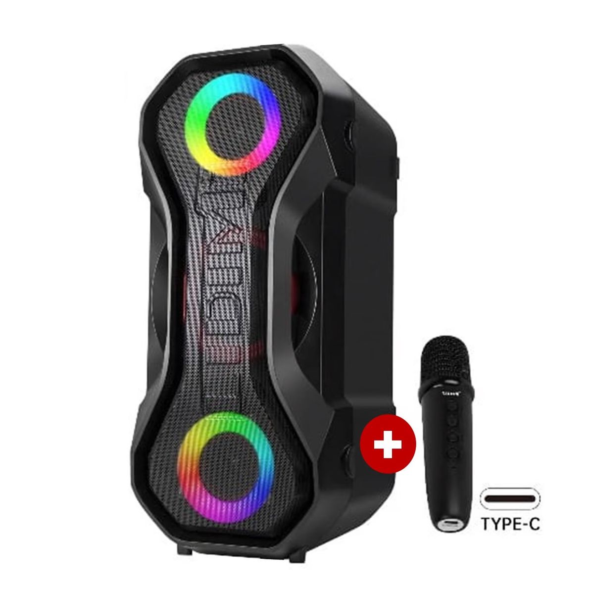 LIDIMI - Parlante LIDIMI X-BASS 240W USB FM BT LD-S060AC + Micrófono