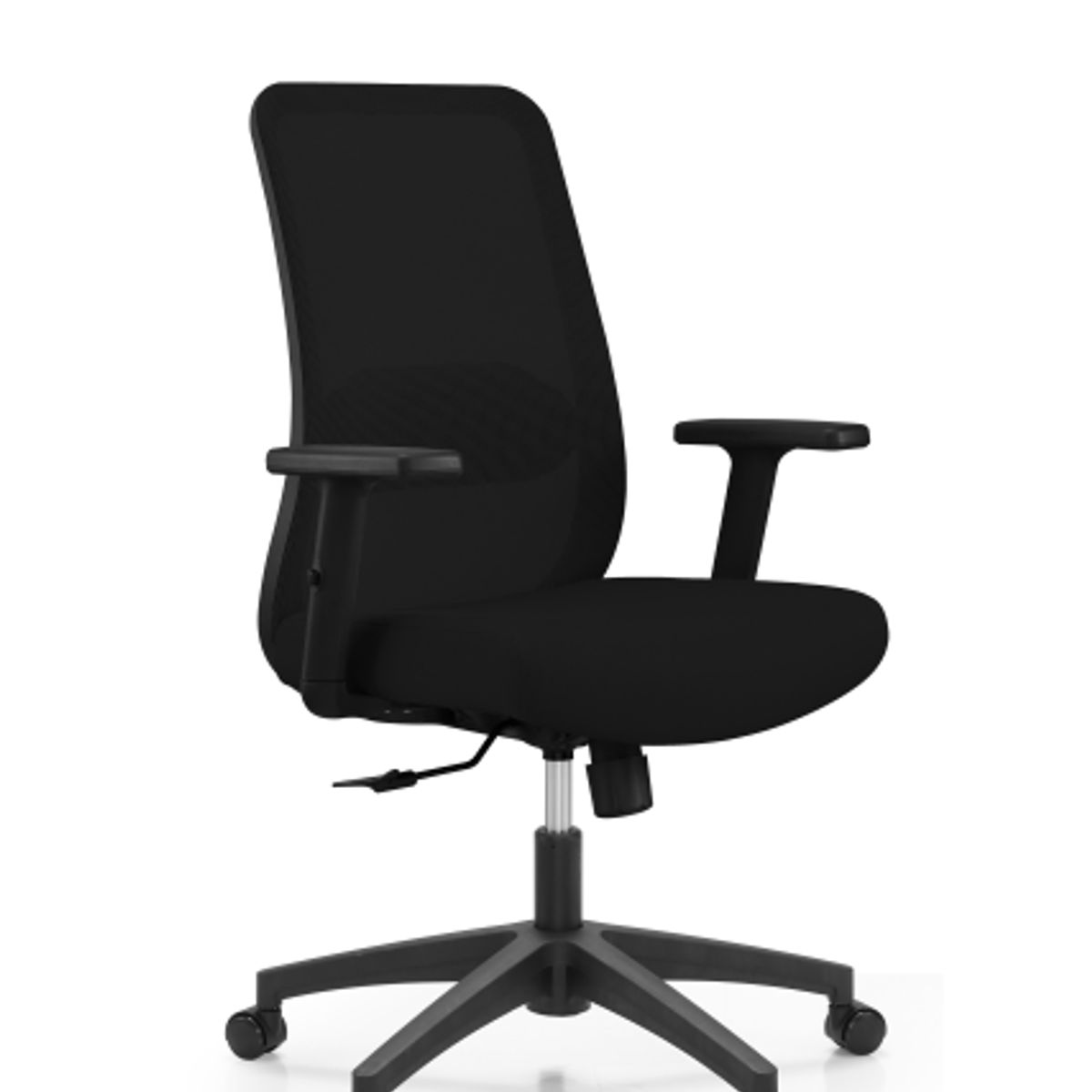 ZIYAZ - Silla De Oficina Lacoste Plus Bregul Negro Giratorio