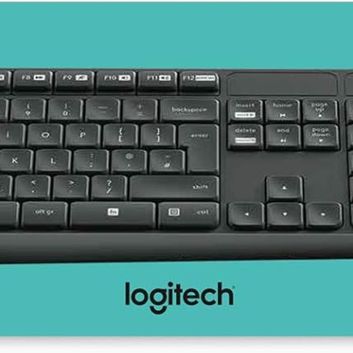LOGITECH - Teclado Logitech Mouse Mk235 Wireless Usb Grey