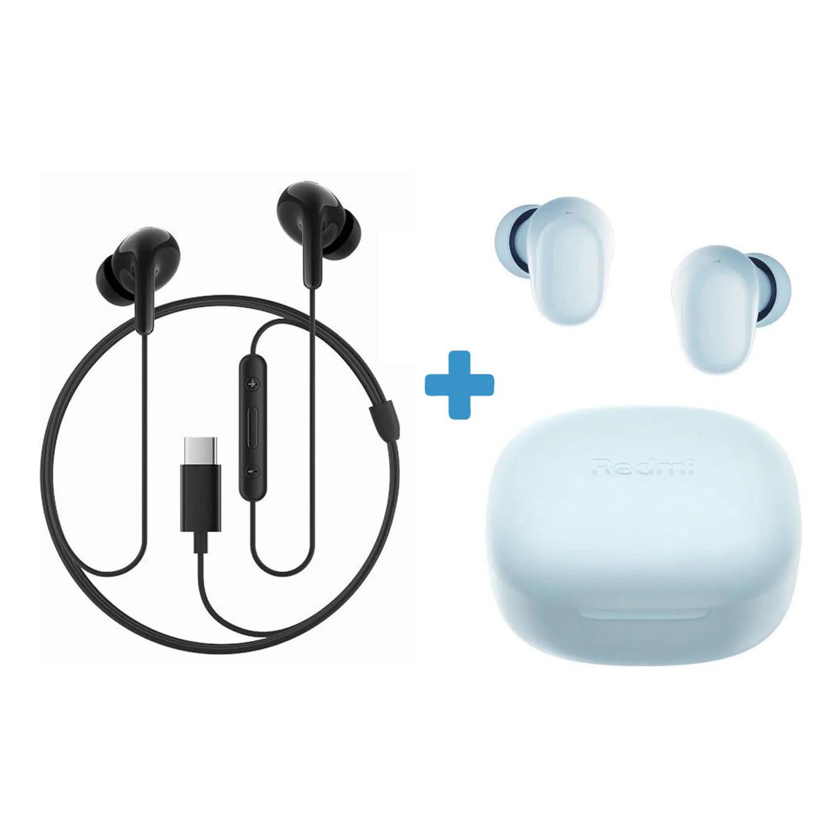 XIAOMI - Audífonos Xiaomi Redmi Buds 6 Play Blue + Audifono Xiaomi Tipo C