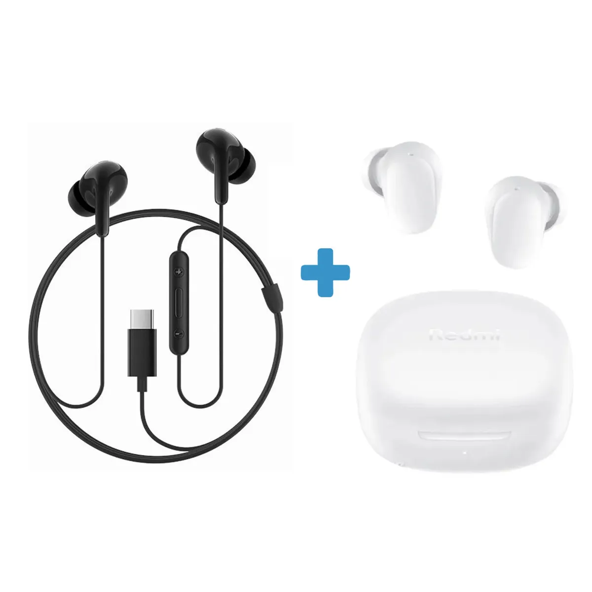 XIAOMI - Audífonos Xiaomi Redmi Buds 6 Play Blanco + Audífono Xiaomi Tipo C
