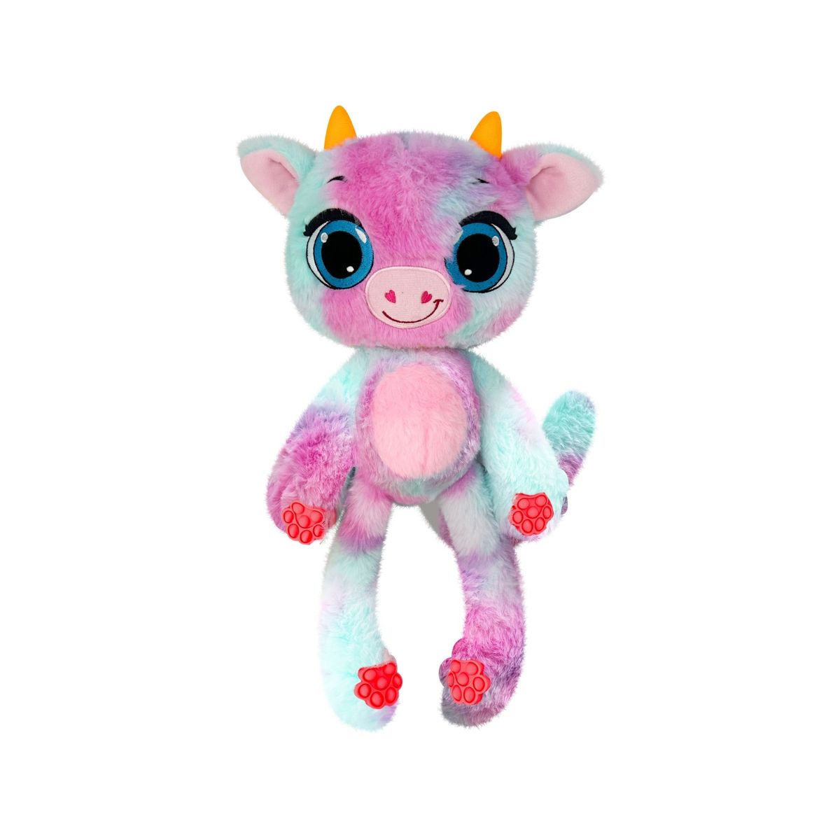 BOING TOYS - Peluche Bubble Pops Cherry Moo Cow Grande 45 cm