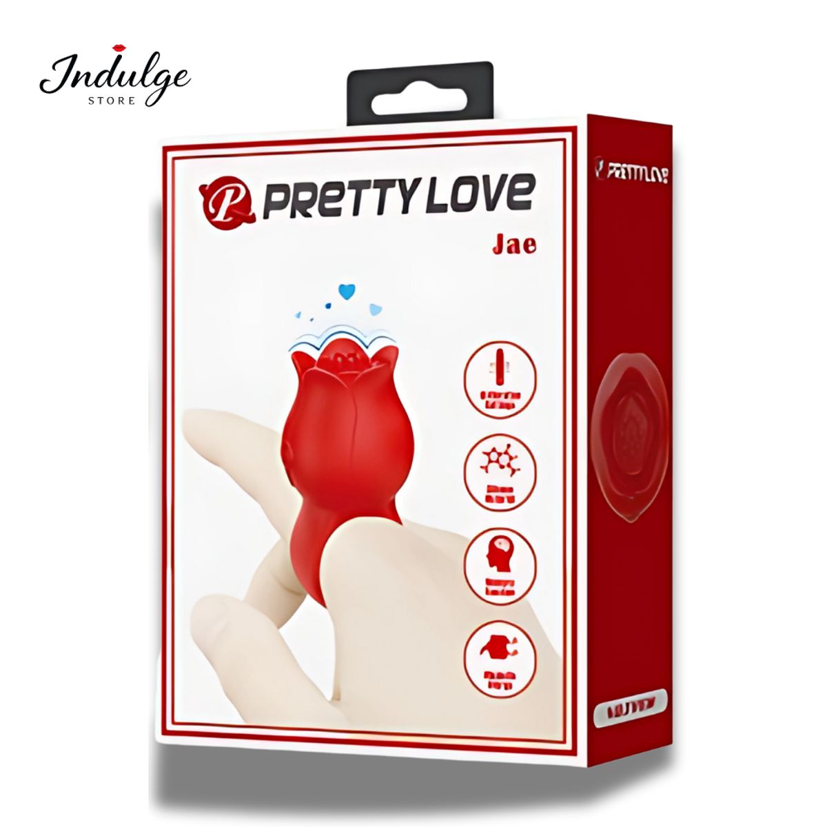 PRETTY LOVE - VIBRADOR JAE DE DEDO EN FORMA DE ROSA
