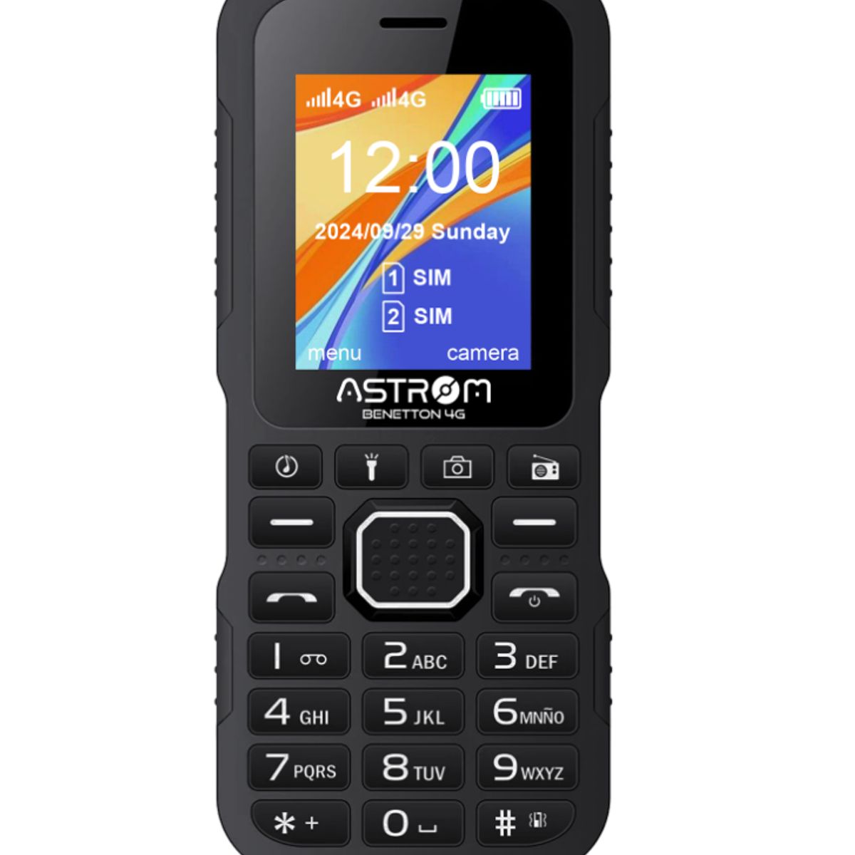 ASTROM - Celular Astrom 1701H Dual Sim 4G Color Negro 2.4 benethon