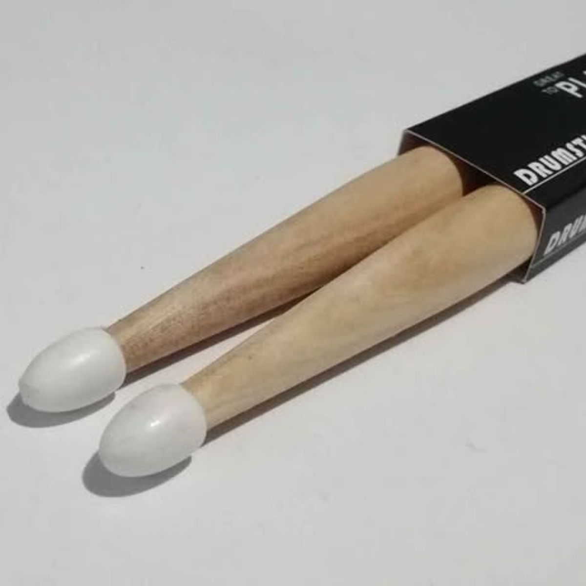 GENERICO - Baquetas de madera para batería electrónica punta nailon 5A