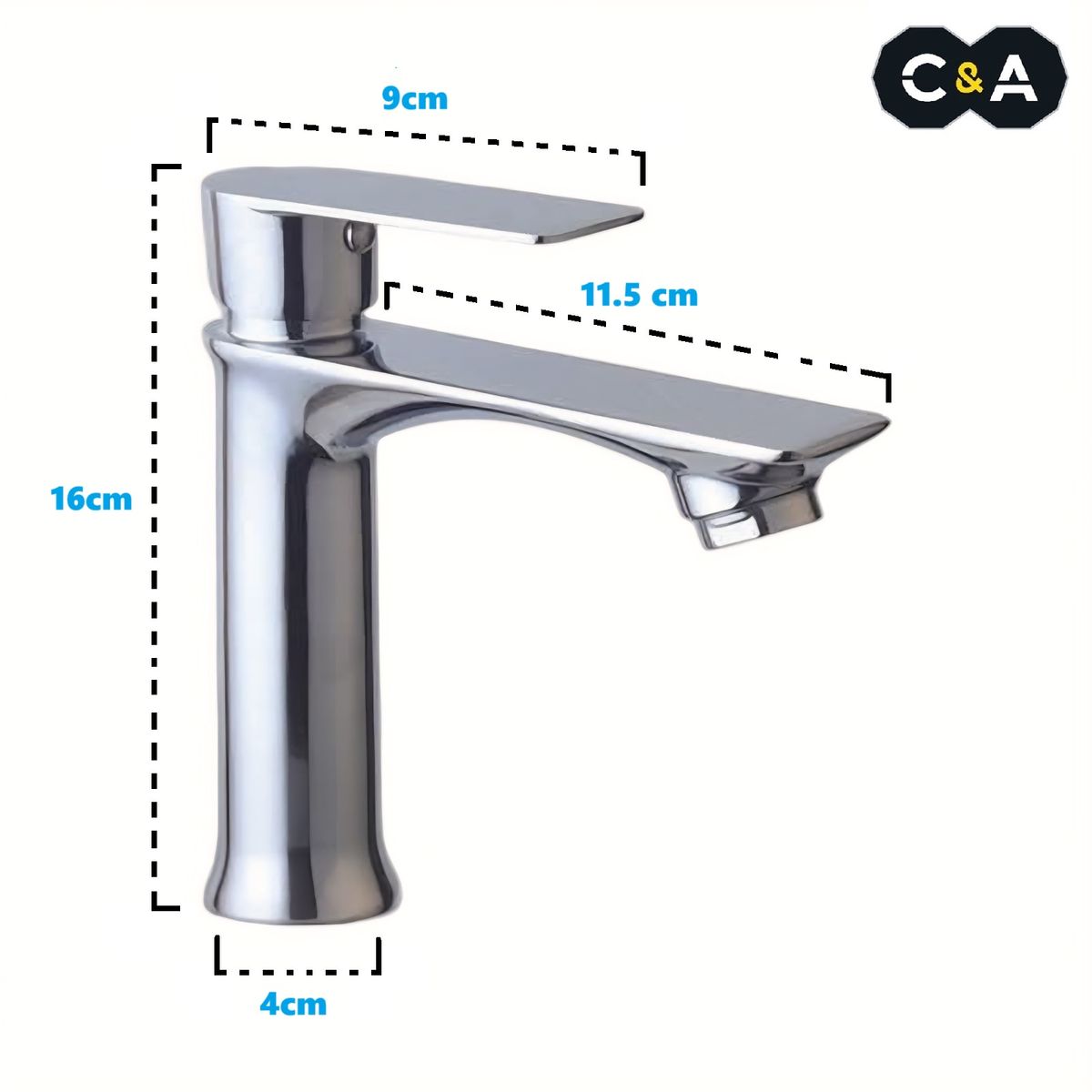C&A - Llave para lavatorio Pesado Cromado C&A