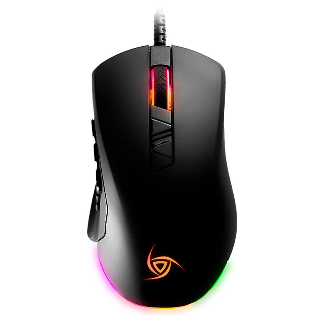 VSG - Mouse vsg cetus Ergonómico RGB con 14 Botones y Sensor Pixart