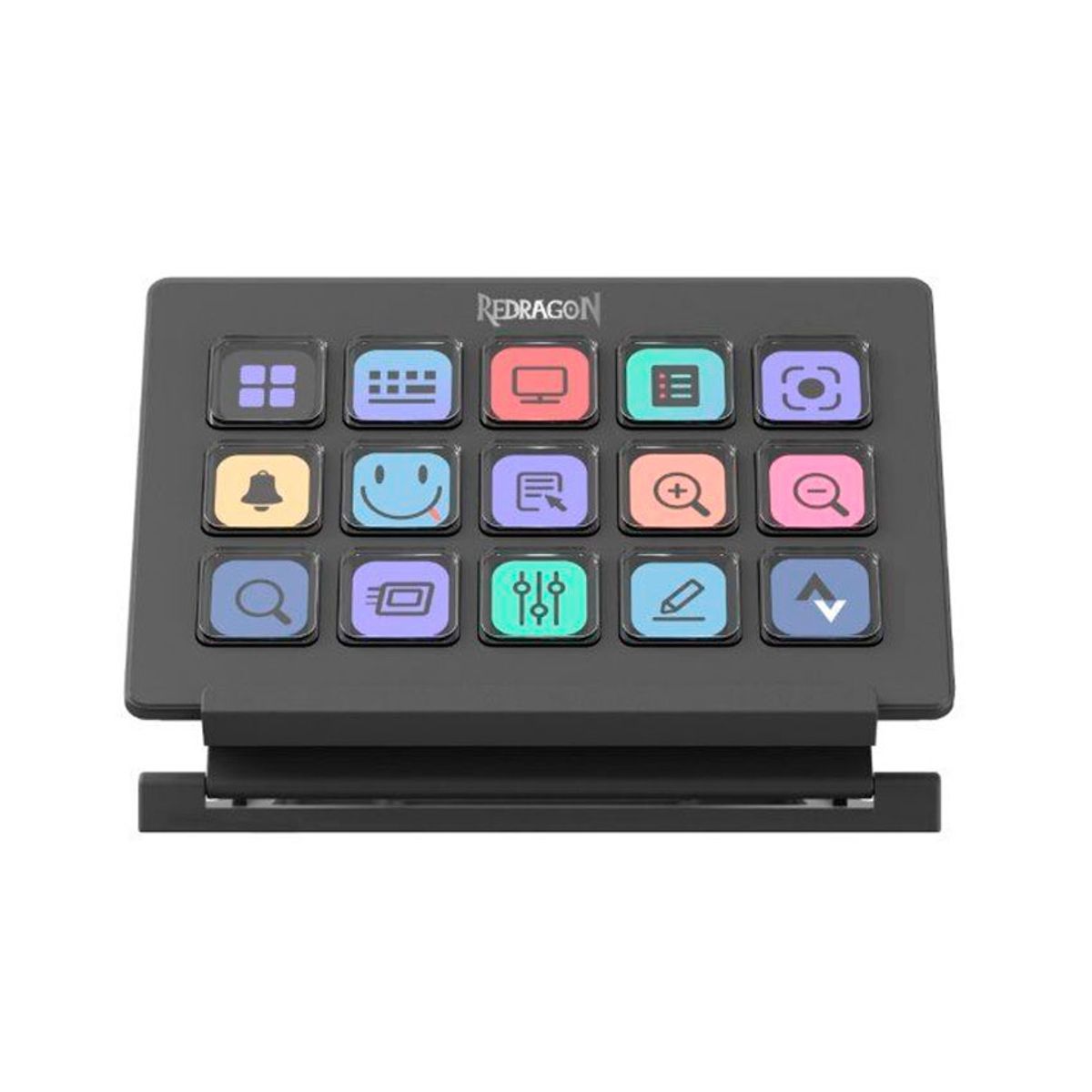 REDRAGON - STREAMCRAFT SS550 REDRAGON 15 TECLAS LCD USB PARA STREAMING