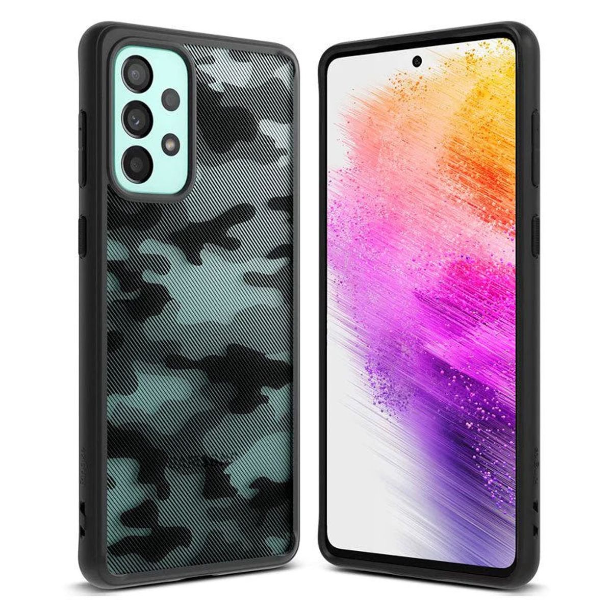 RINGKE - Case Matte Camo Black Ringke Fusion Para Galaxy A73 5G