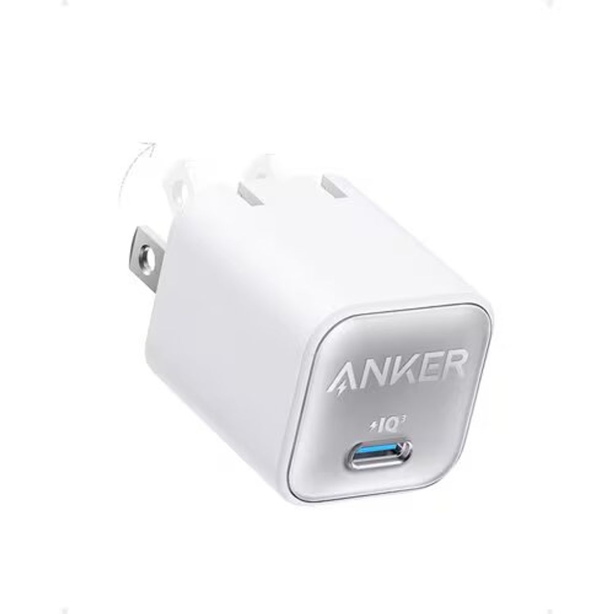 ANKER - Wall Charger 30 Watts - USB-C Ports - iQ3 - plegable PPS Fast Ch