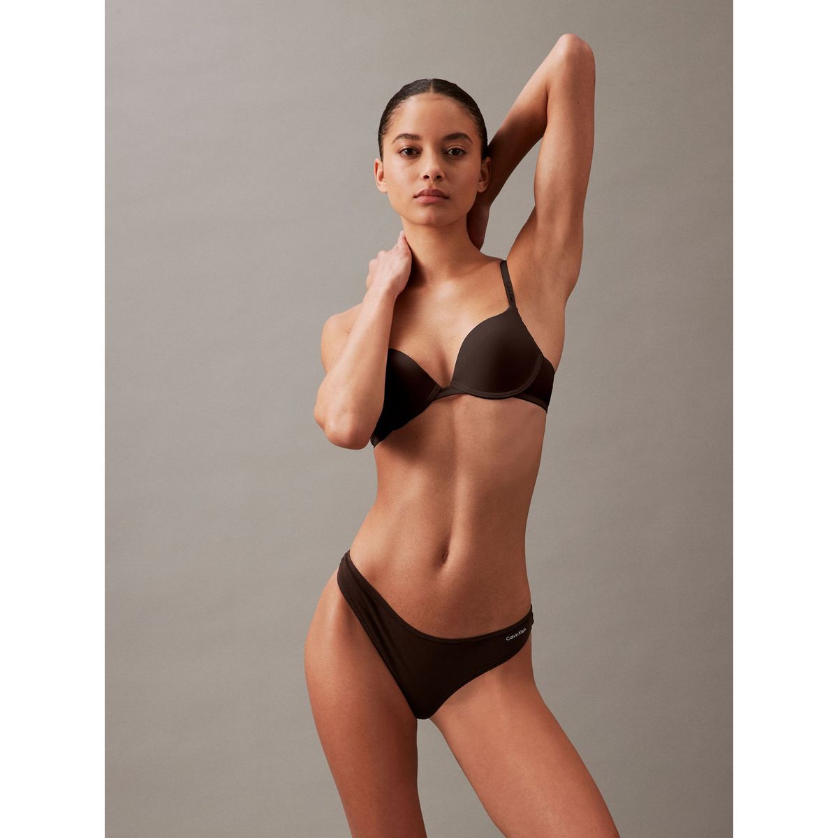 CALVIN KLEIN - PANTY TABLE BASIC COTTON - THONG (LOW RISE)